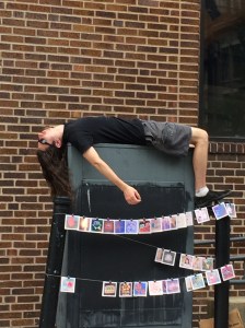 The human caterpillar.