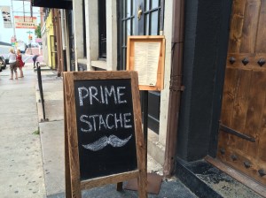 Prime Stache, where we had dinner.