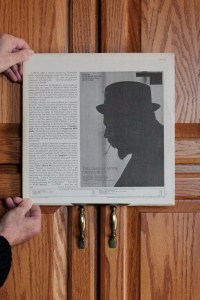 Back cover of the author's copy of Criss-Cross.