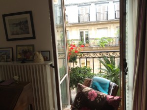 The view from Martine and Alan's guest bedroom.