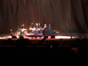 This is probably the worst photo ever of Richard Thompson, who is on the left.