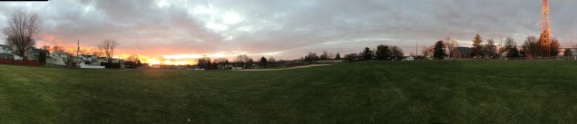 Panoramic view from where I was standing.