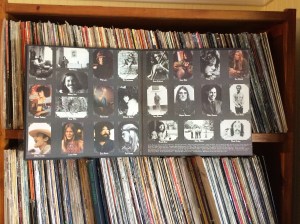 Inner cover of If I Could Only Remember My Name. Crosby is at bottom right corner.